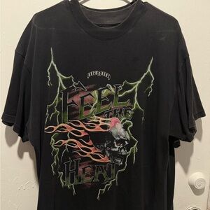 Represent Clo Feel the Heat Graphic T-Shirt - Black